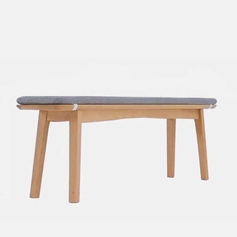 11 Inch Wide Contemporary Seating Bench Solid Wood Beech Bench