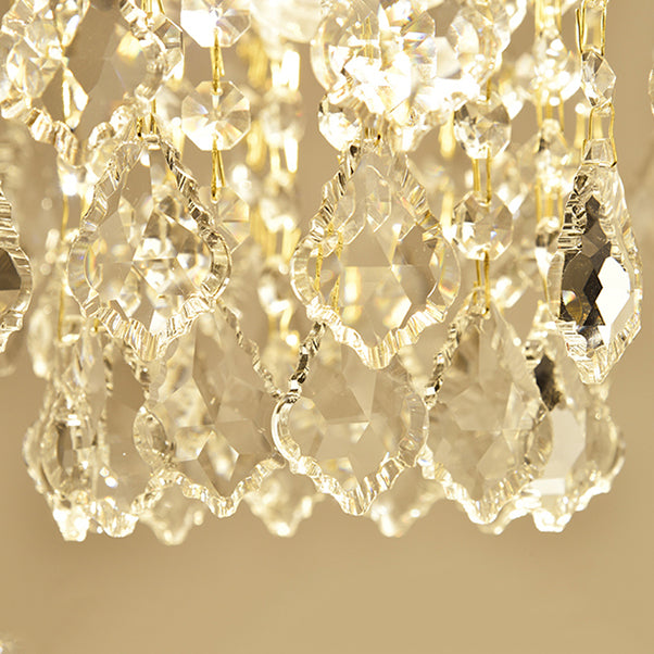 Contemporary Ceiling Lamp Creative Crystal Flush Mount Light Fixture