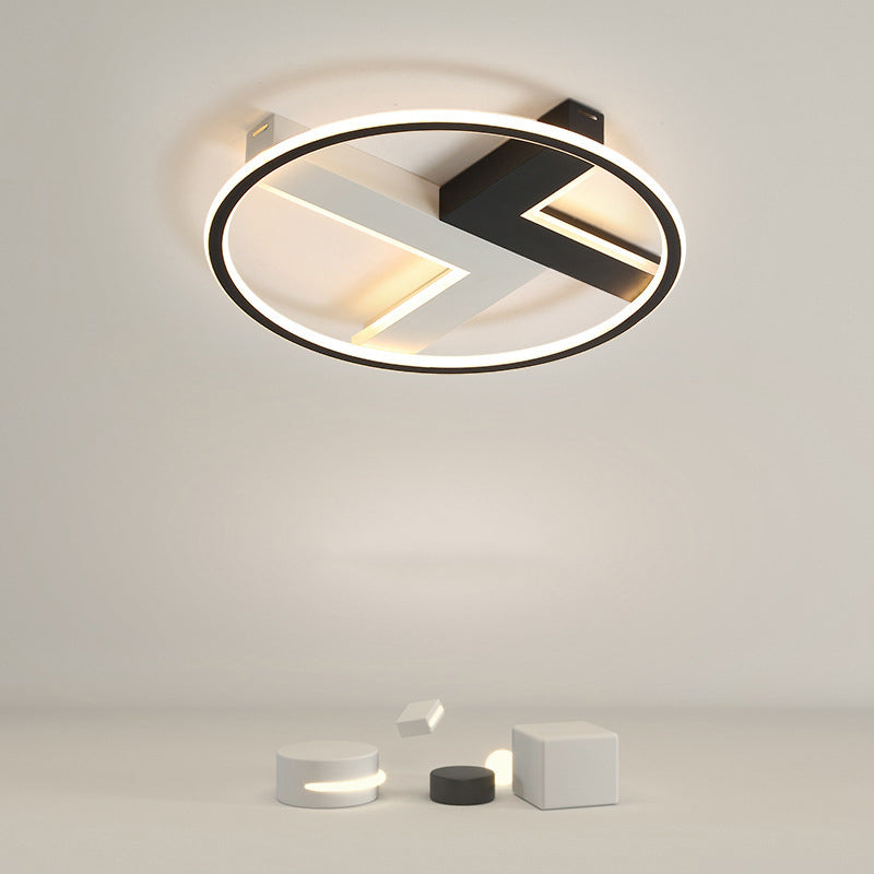 Modern LED Ceiling Light Metal Flush Mount Lighting for Hallway