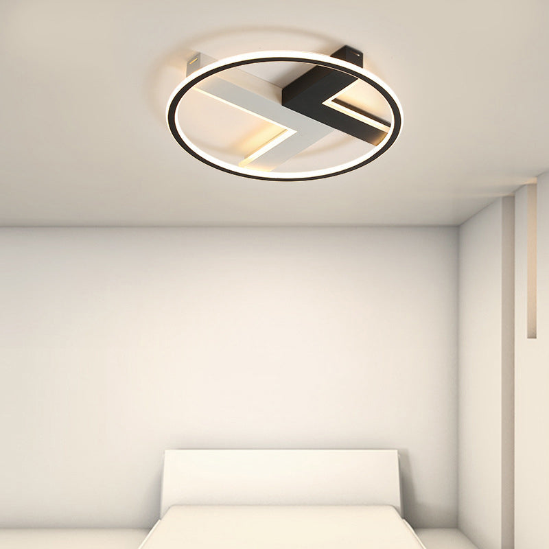 Modern LED Ceiling Light Metal Flush Mount Lighting for Hallway