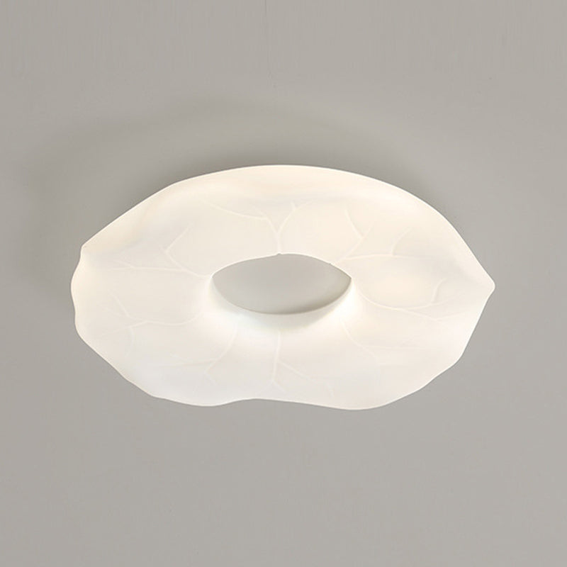 White Ceiling Light Contemporary LED Flush Mount Lighting for Living Room