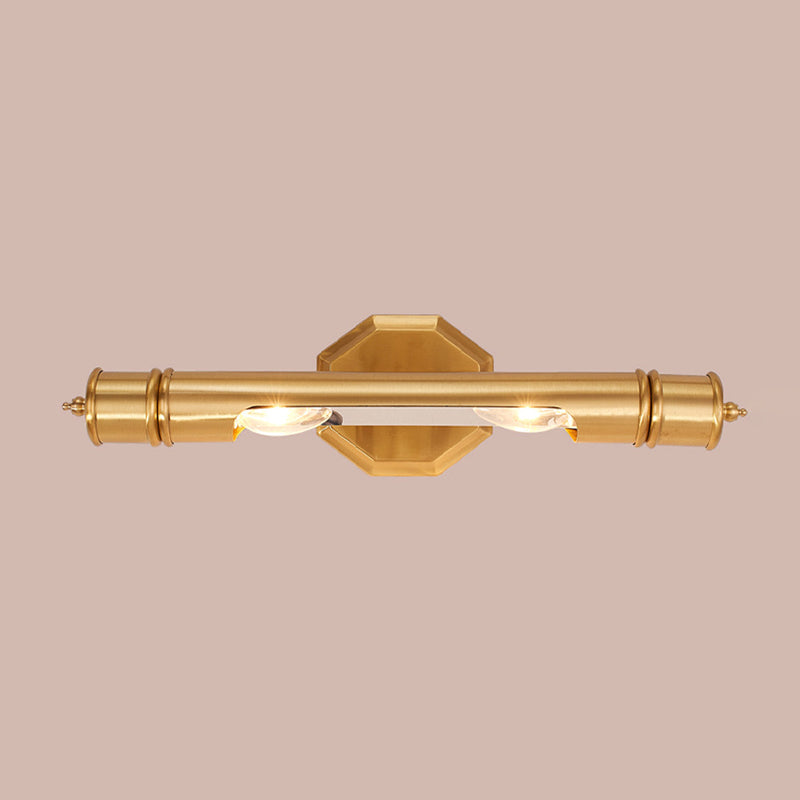 Modern Linear Vanity Lights Metal 2-Light Vanity Light Fixtures