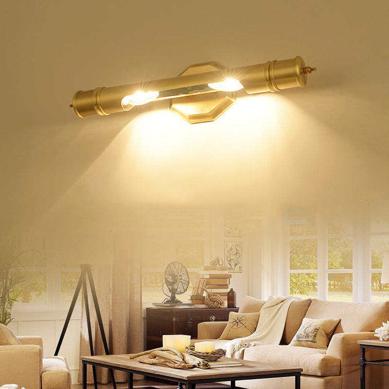 Modern Linear Vanity Lights Metal 2-Light Vanity Light Fixtures