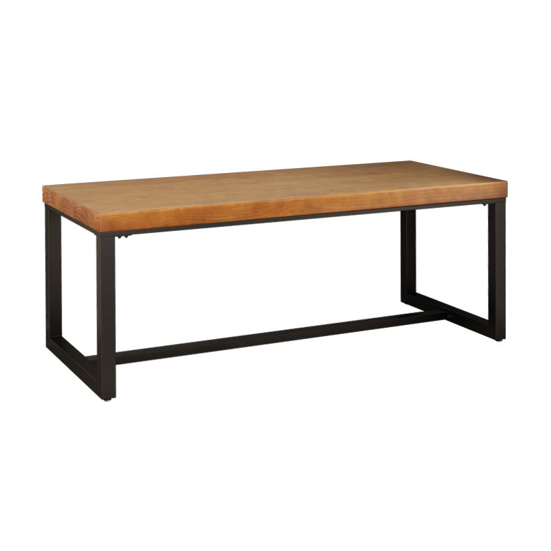 Rectangular Industrial Office Desk Home Solid Wood Writing Desk