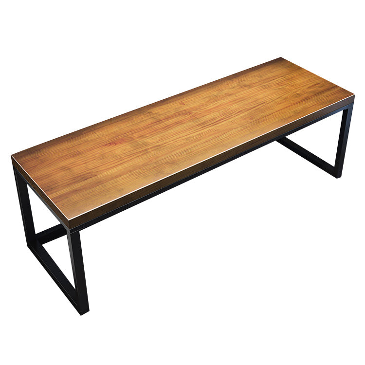 Industrial Writing Desk Rectangular Wood Gaming Desk for Home