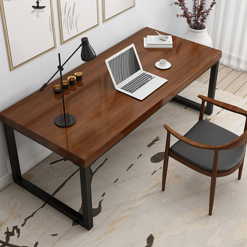 Industrial Rectangular Office Desk Wooden Writing Desk for Home