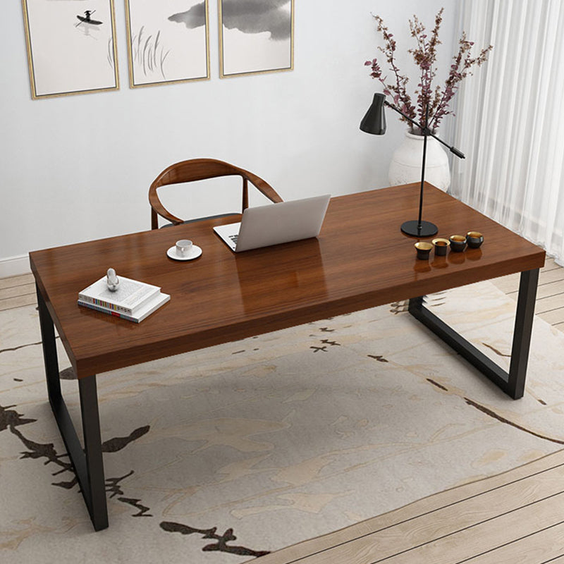 Industrial Rectangular Office Desk Wooden Writing Desk for Home