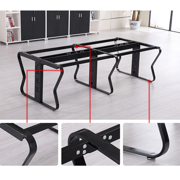 Modern Style Office Table Rectangle Shape Wooden Meeting Desk