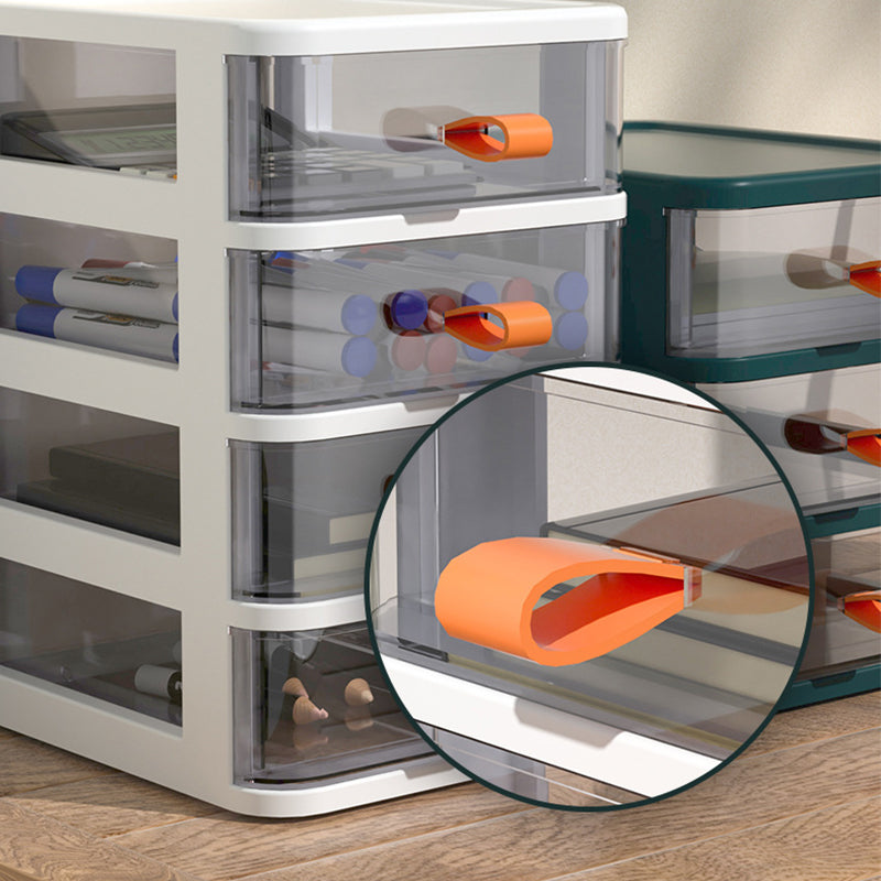 Transparent File Cabinet Drawers Plastic Modern Vertical File Cabinet