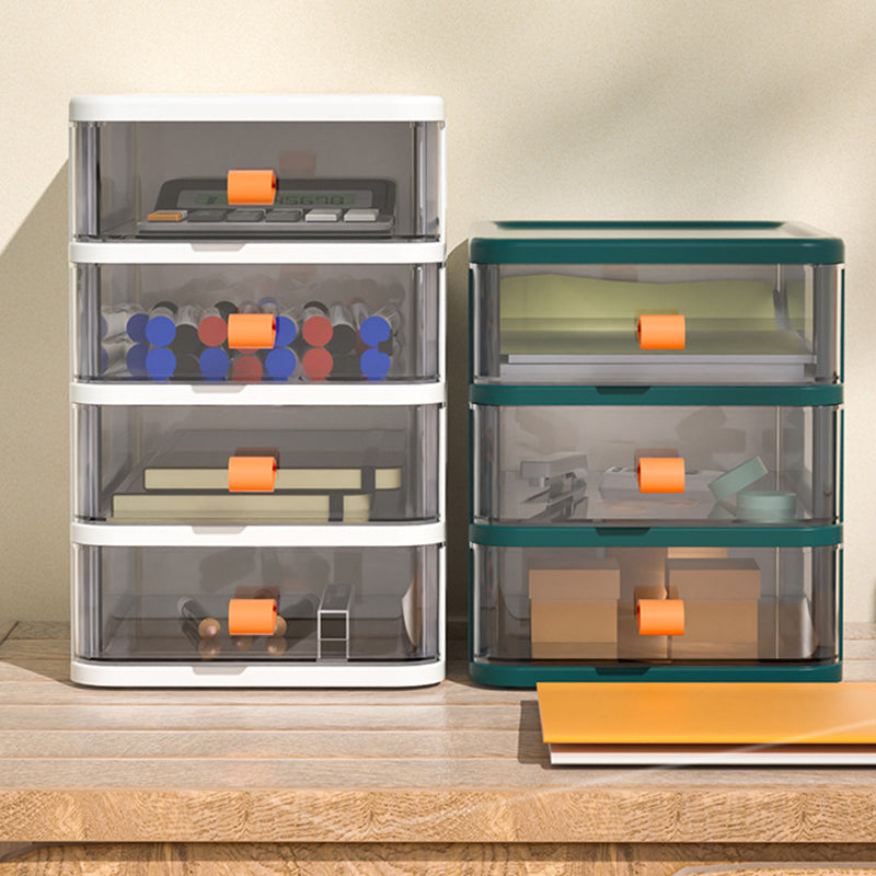 Transparent File Cabinet Drawers Plastic Modern Vertical File Cabinet