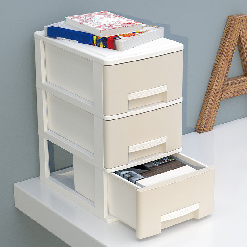 Contemporary File Cabinet Vertical Plastic File Cabinet with Drawers