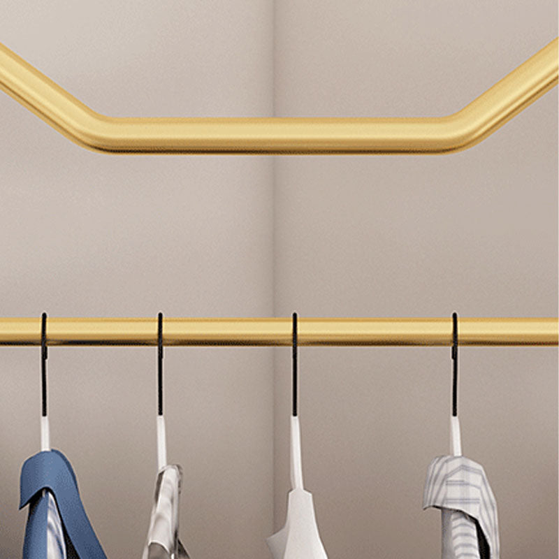 Contemporary Metal Coat Hanger Free Standing Coat Rack with Coat Hooks