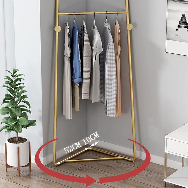 Contemporary Metal Coat Hanger Free Standing Coat Rack with Coat Hooks