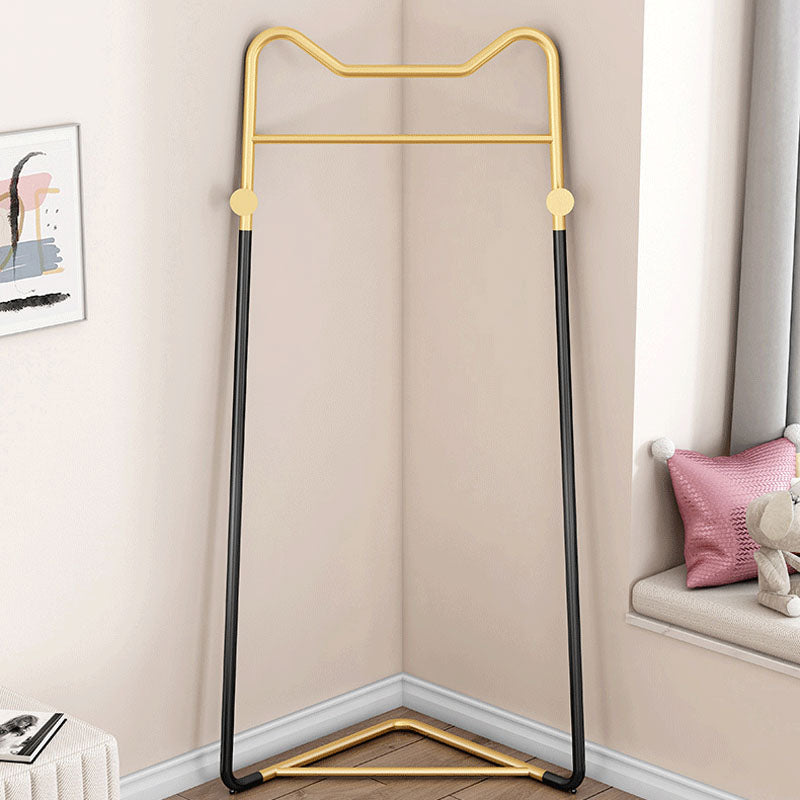 Contemporary Metal Coat Hanger Free Standing Coat Rack with Coat Hooks