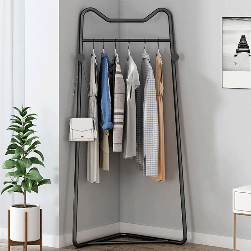 Contemporary Metal Coat Hanger Free Standing Coat Rack with Coat Hooks