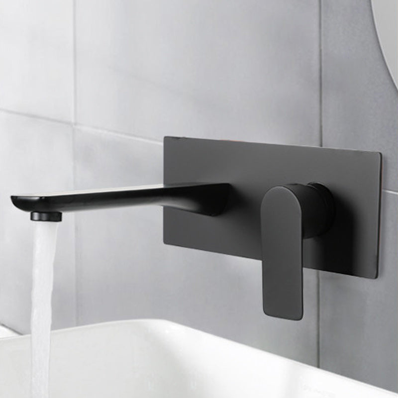 Contemporary Style Faucets Wall Mounted Faucets with Lever Handles