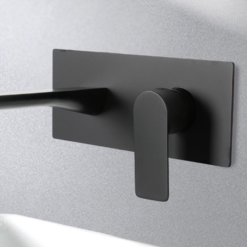 Contemporary Style Faucets Wall Mounted Faucets with Lever Handles