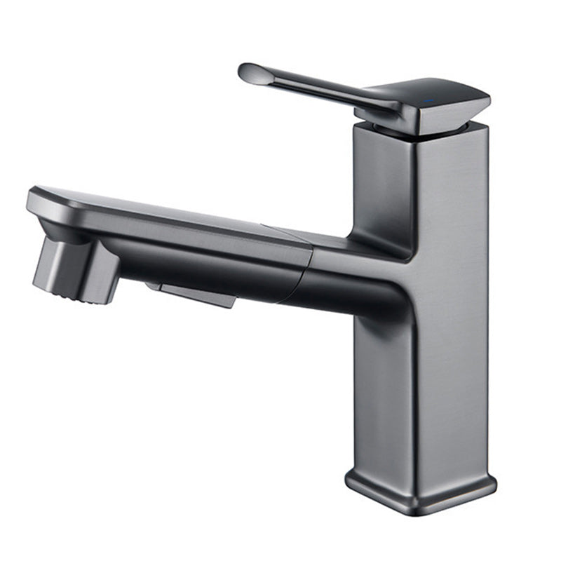 Contemporary Vessel Faucet Lever Handles Low Arc Copper Vessel Faucet