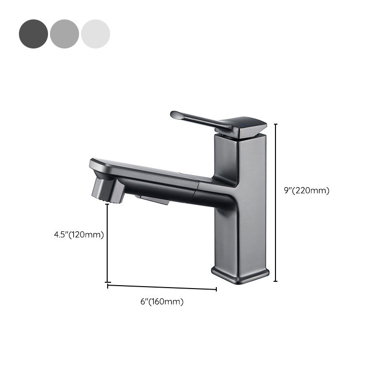 Contemporary Vessel Faucet Lever Handles Low Arc Copper Vessel Faucet