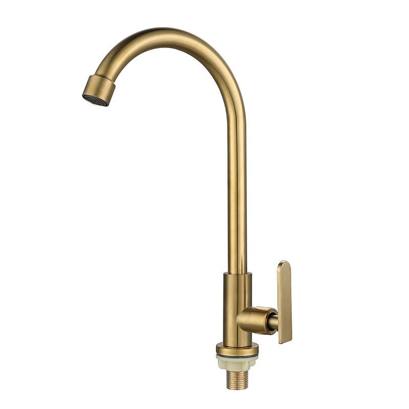 Contemporary Single Handle Kitchen Faucet Pull down 1-Hold  Bar Faucet