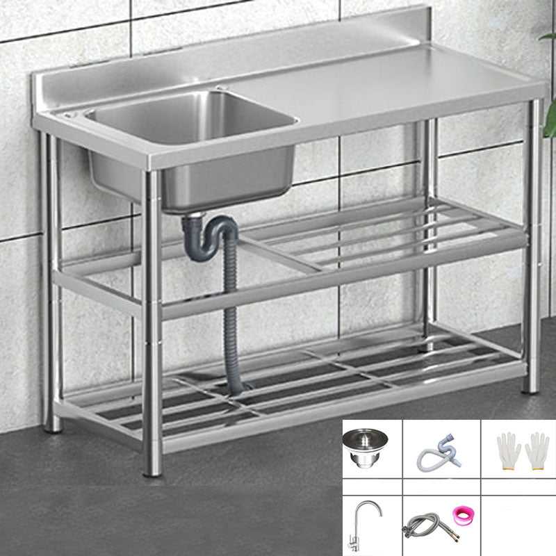 Classic Style Kitchen Sink Stainless Steel 2 Holes Undermount Kitchen Sink