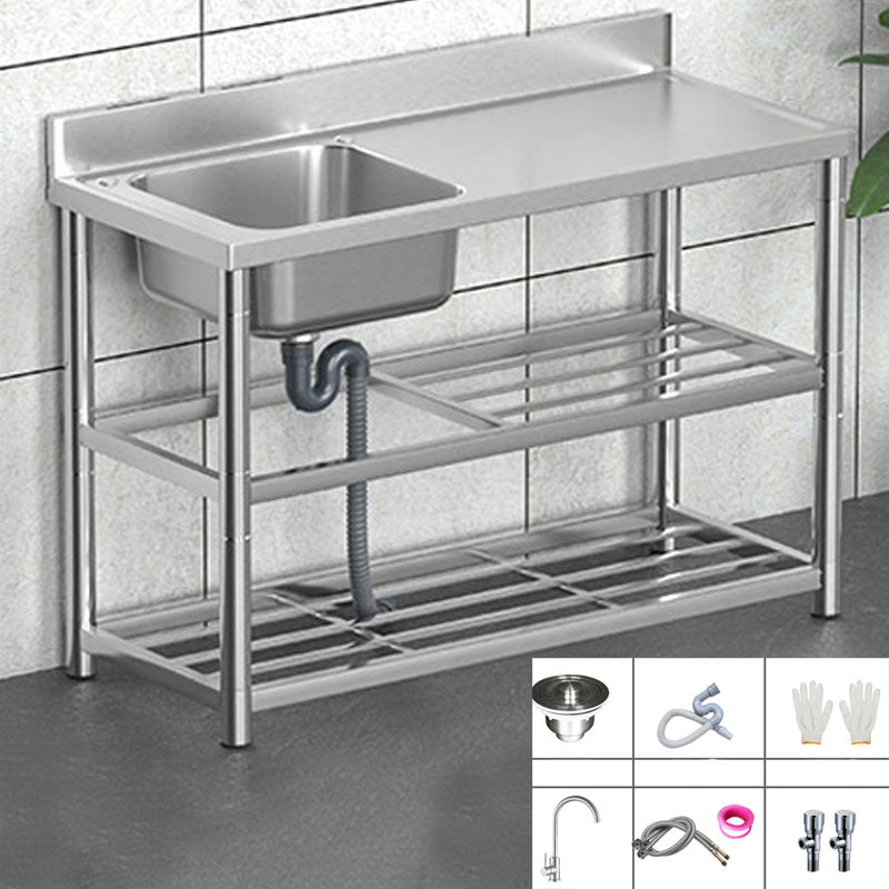 Classic Style Kitchen Sink Stainless Steel 2 Holes Undermount Kitchen Sink