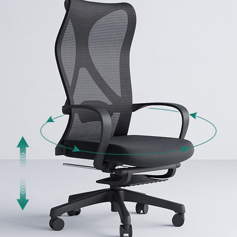 Modern Arms Included Office Chair High-Back Mesh Desk Chair with Wheels