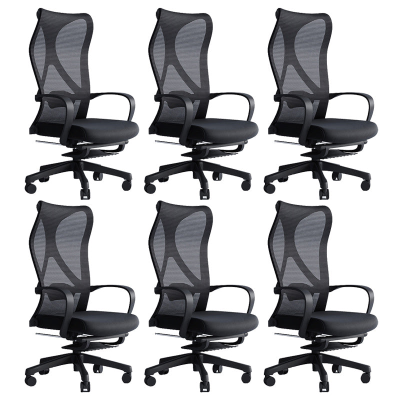 Modern Arms Included Office Chair High-Back Mesh Desk Chair with Wheels