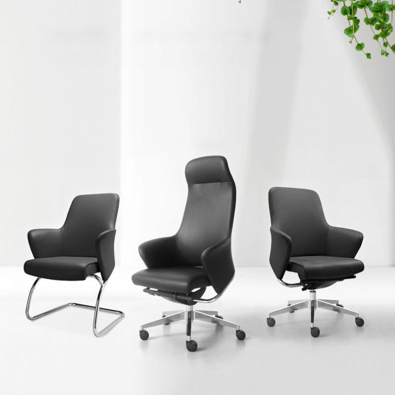 High-back Managers Chair Tilt Mechanism Office Chair with Swivel Casters