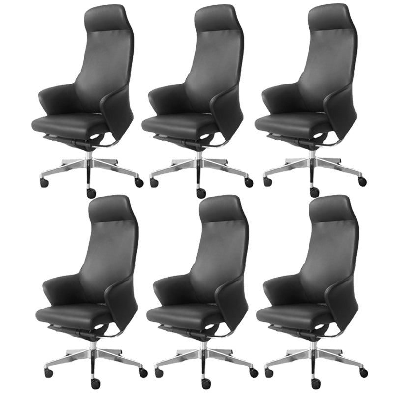 High-back Managers Chair Tilt Mechanism Office Chair with Swivel Casters