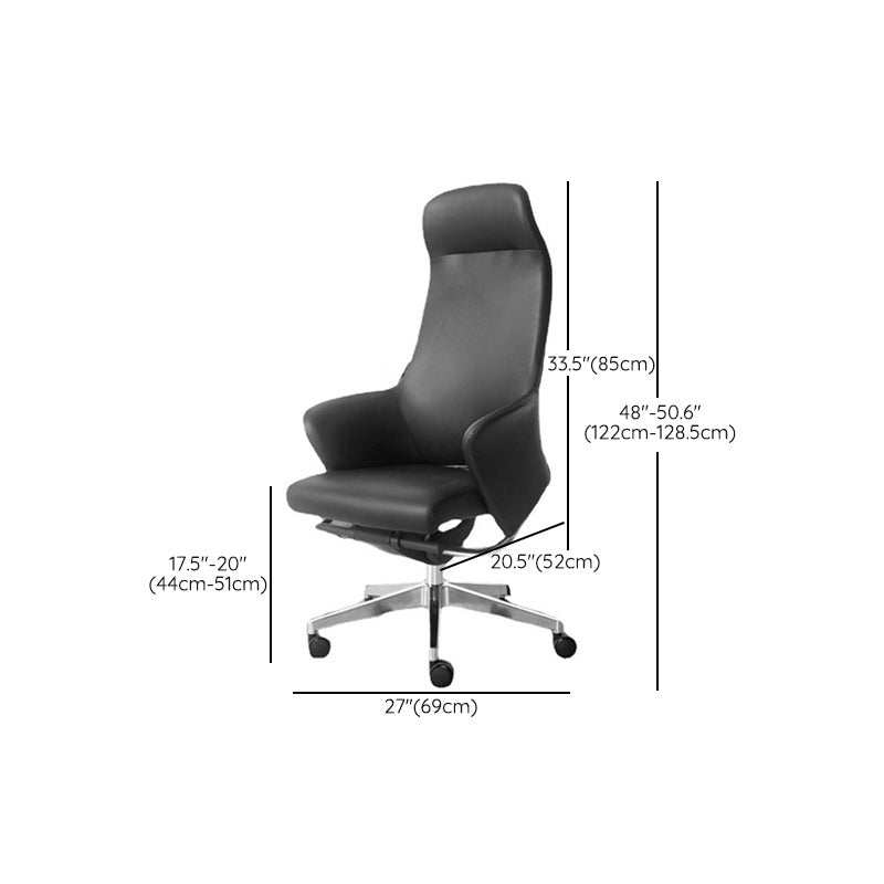 High-back Managers Chair Tilt Mechanism Office Chair with Swivel Casters