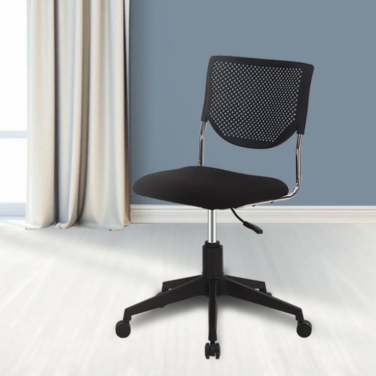 Mid-back Adjustable Office Chair Contemporary Swivel Chair with Wheels