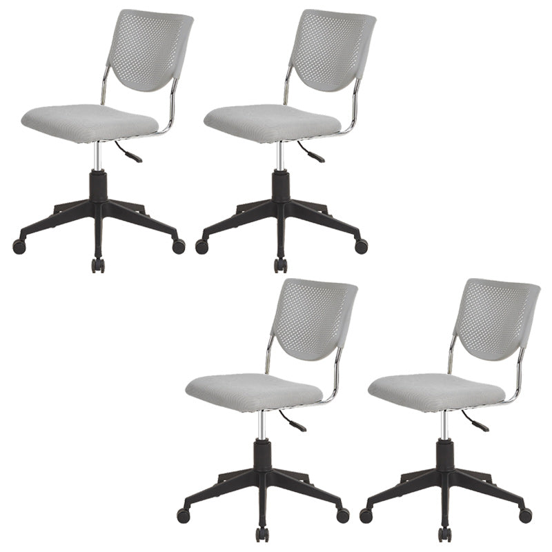 Mid-back Adjustable Office Chair Contemporary Swivel Chair with Wheels