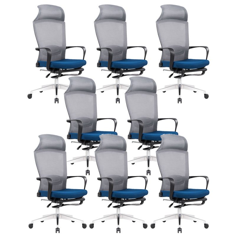 Modern Pillow Included Chair with Wheels High-Back Mesh Desk Chair