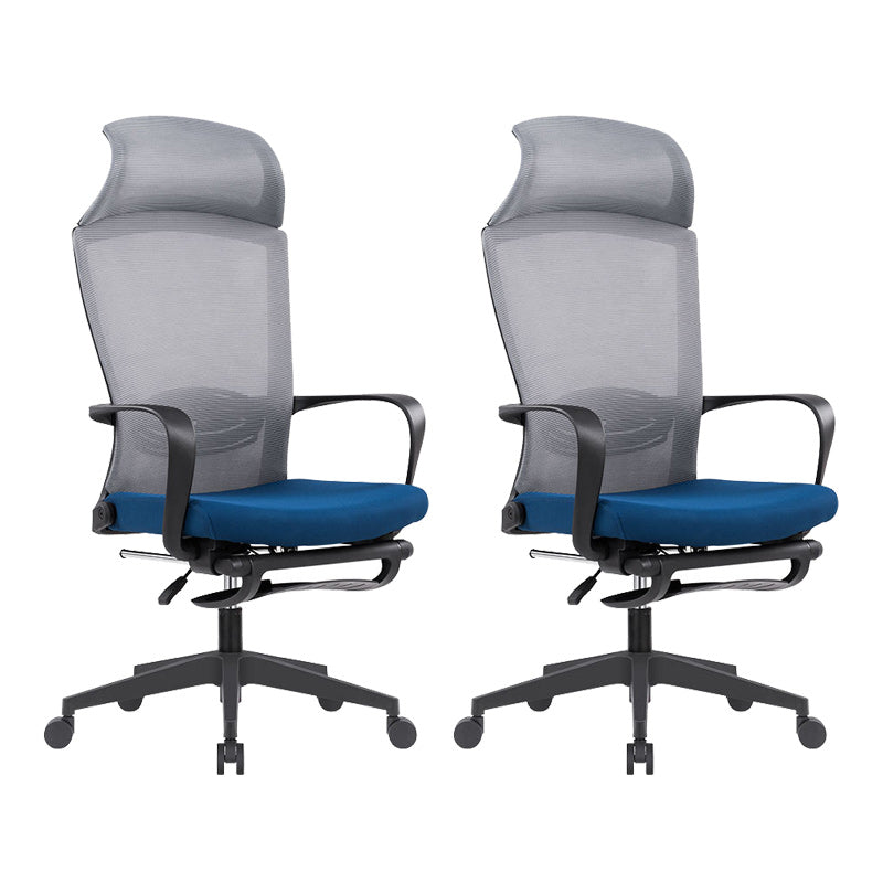 Modern Pillow Included Chair with Wheels High-Back Mesh Desk Chair