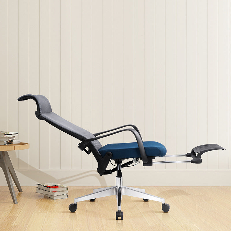 Modern Pillow Included Chair with Wheels High-Back Mesh Desk Chair