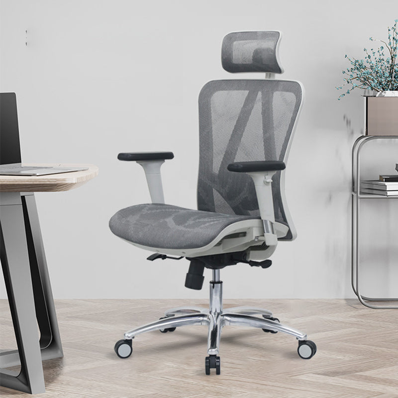 Modern Desk Chair Adjustable Mesh High-Back Computer Chair with Wheels