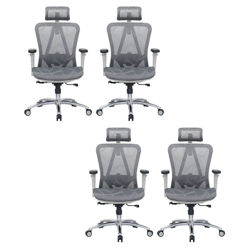 Modern Desk Chair Adjustable Mesh High-Back Computer Chair with Wheels