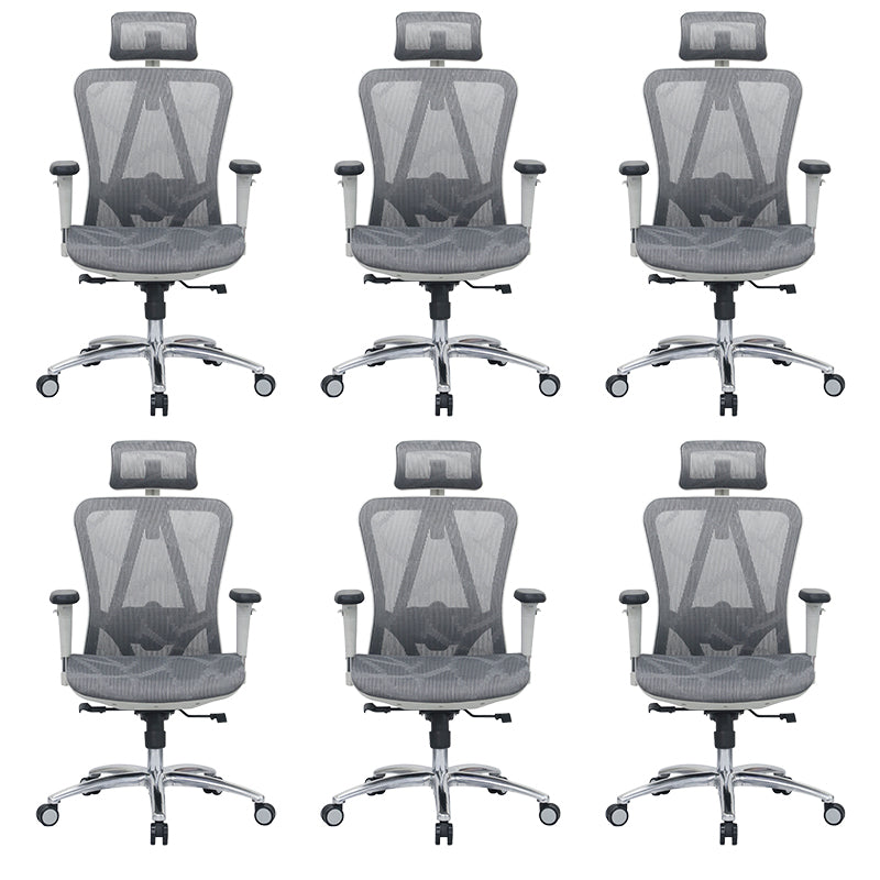 Modern Desk Chair Adjustable Mesh High-Back Computer Chair with Wheels