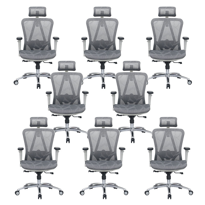 Modern Desk Chair Adjustable Mesh High-Back Computer Chair with Wheels