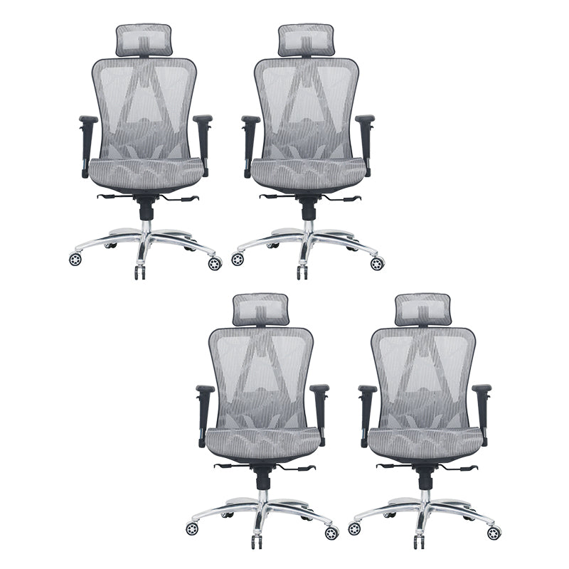 Modern Desk Chair Adjustable Mesh High-Back Computer Chair with Wheels