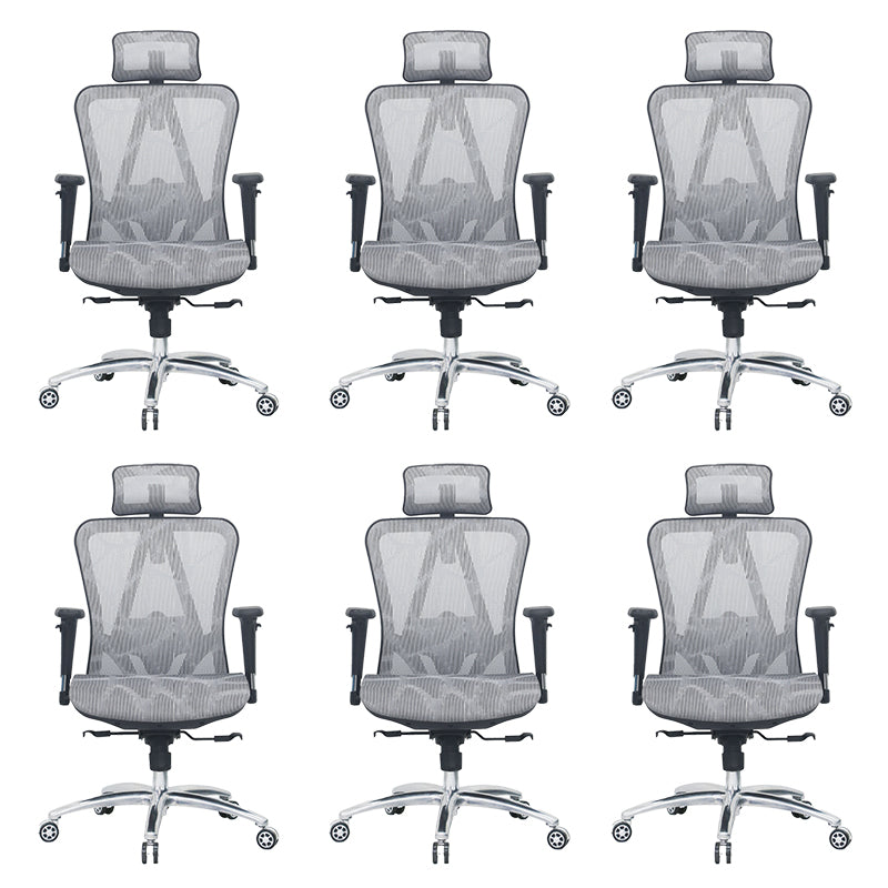 Modern Desk Chair Adjustable Mesh High-Back Computer Chair with Wheels