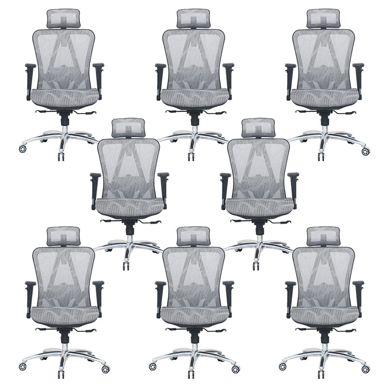 Modern Desk Chair Adjustable Mesh High-Back Computer Chair with Wheels