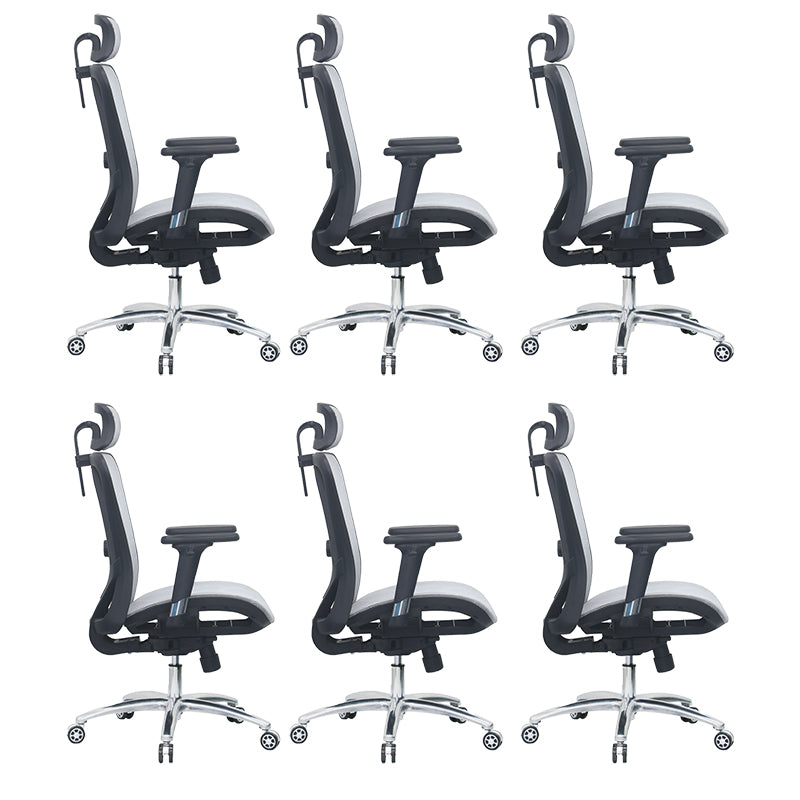 Modern Desk Chair Adjustable Mesh High-Back Computer Chair with Wheels