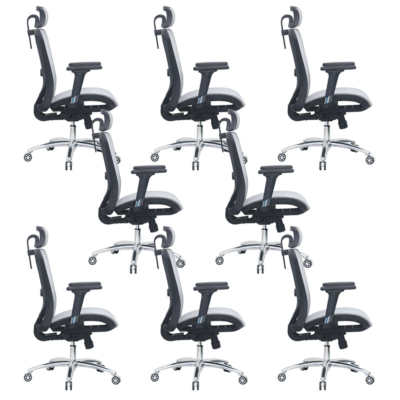 Modern Desk Chair Adjustable Mesh High-Back Computer Chair with Wheels