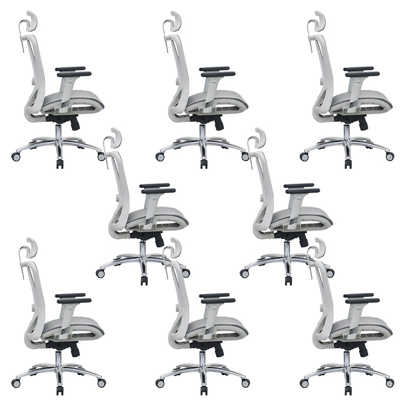 Modern Desk Chair Adjustable Mesh High-Back Computer Chair with Wheels