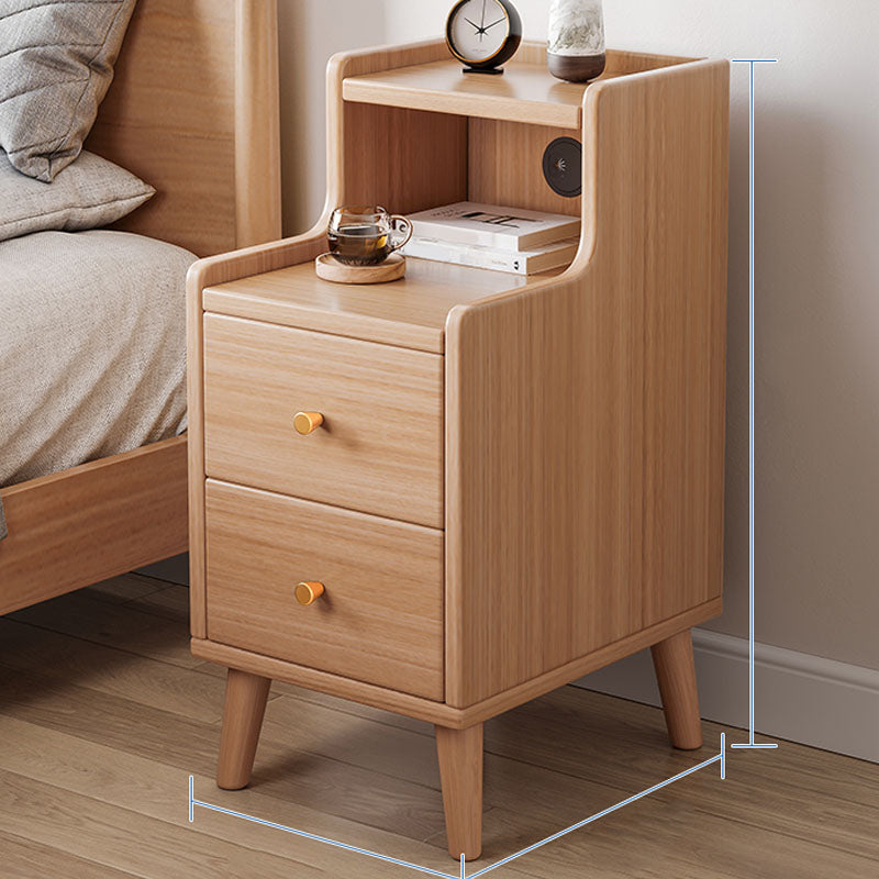 Modern Drawer Storage Night Table Manufactured Wood Bedside Cabinet