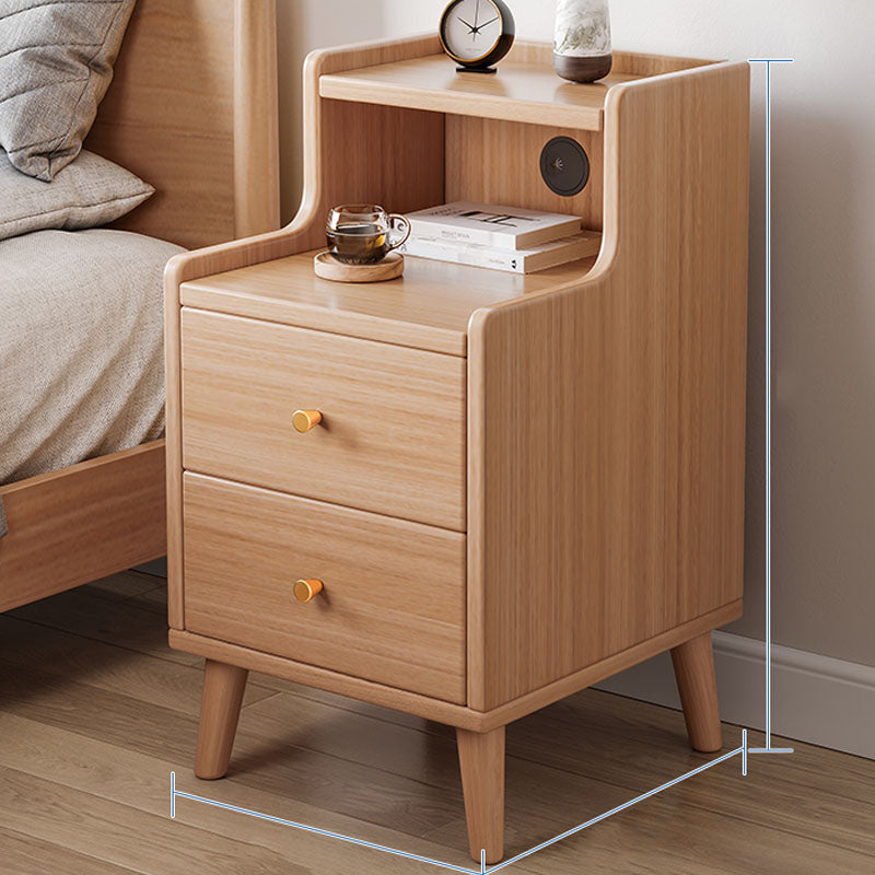 Modern Drawer Storage Night Table Manufactured Wood Bedside Cabinet