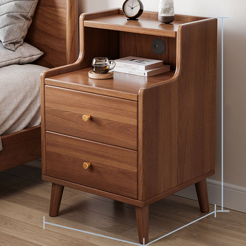 Modern Drawer Storage Night Table Manufactured Wood Bedside Cabinet