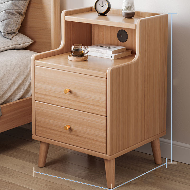 Modern Drawer Storage Night Table Manufactured Wood Bedside Cabinet